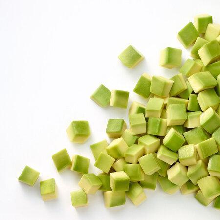 Avocado in blokjes